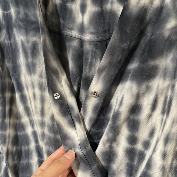 Cloth & Stone Romper Women's V Neck 3/4 Sleeve Small - Picture 8 of 9